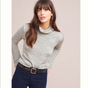 Anthropologie Sol Angeles Knit Turtleneck L NWT